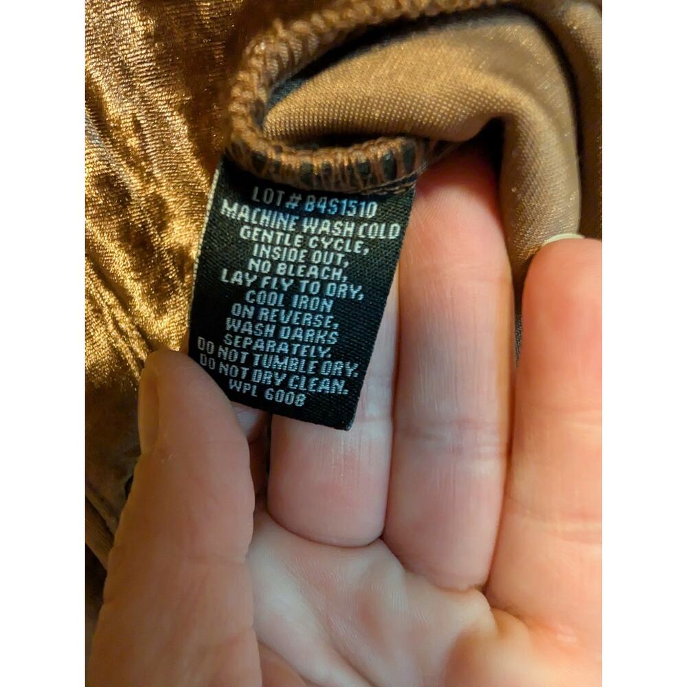 Rock & Roll Cowgirl S Crushed Velvet Shirt Top Lo… - image 8